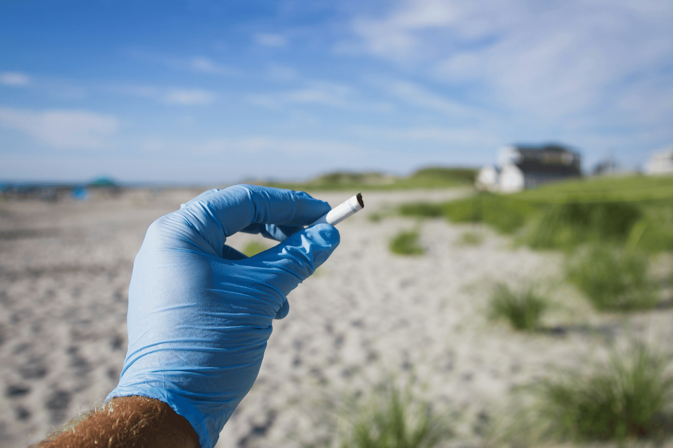 Verschmotzung a Recycling vu Zigarettenstëmp